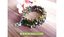 Natural Beads Stone Roll Circle Bracelets